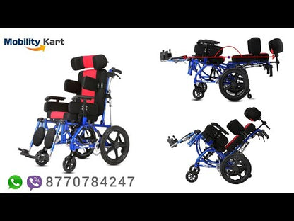 Mobility Kart Multifunction Aluminium Cerebral Palsy Wheelchair with Tilt and Reclining