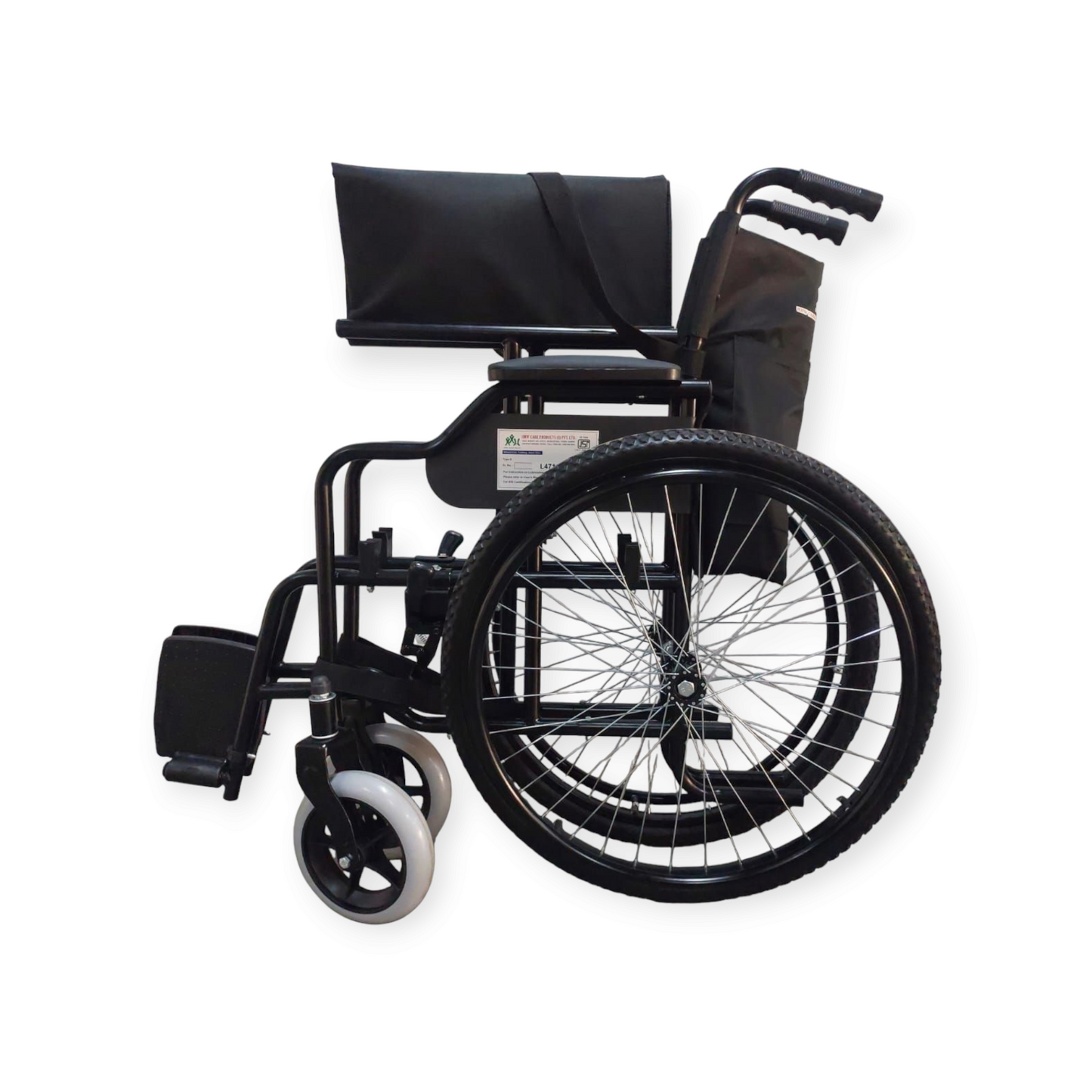 ISI Mark Manual Foldable Wheelchair