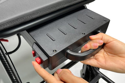 Lightest 16KG Compact Foldable Easy to Carry Electric Wheelchair with Wireless Remote