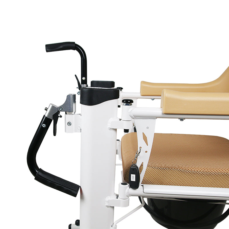 Fast Assemble Aluminum Water Proof Electric Patient Transfer Chair