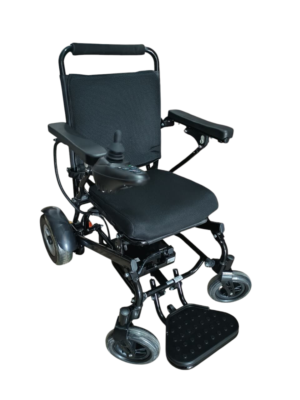 Mobility Kart One Key Automatic Folding Ultra-Lightweight Power Electric Wheelchair with Wireless Remote & Electromagnetic Brakes