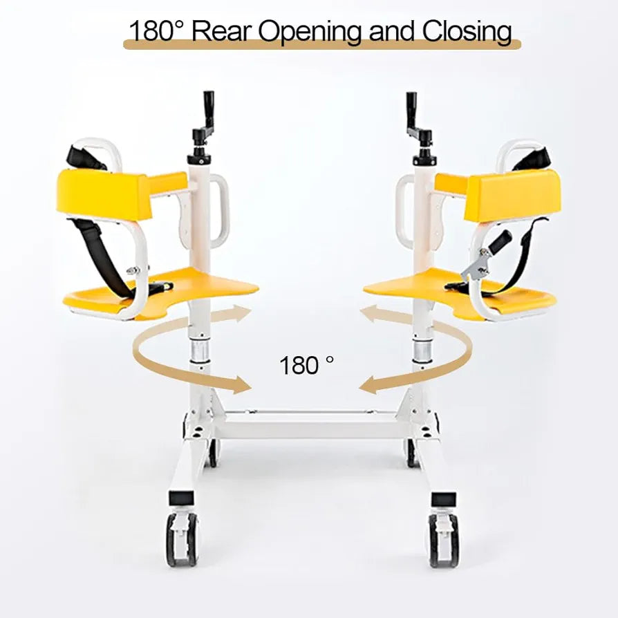 Manual Patient Lift and Transfer Wheelchair