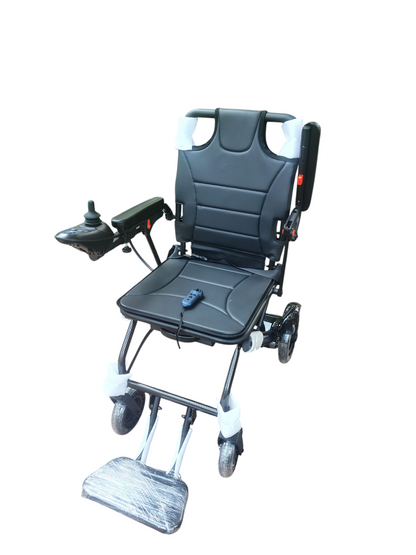 Lightest 16KG Compact Foldable Easy to Carry Electric Wheelchair with Wireless Remote