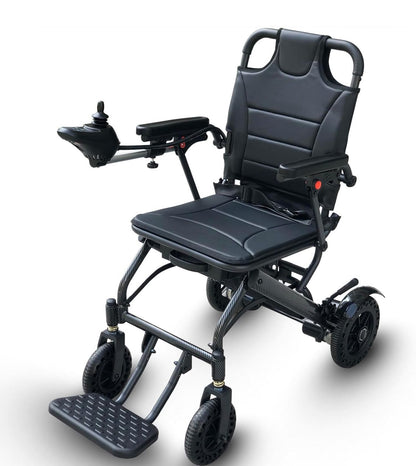 Lightest 16KG Compact Foldable Easy to Carry Electric Wheelchair with Wireless Remote