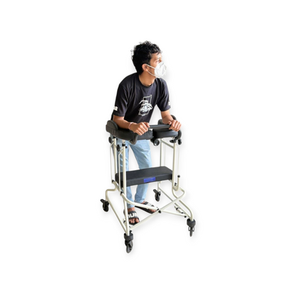 Foldable Standing Walker With Seat